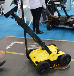 Hexagon showcased the Leica DSX utility detection solution at Intergeo 2019. (Photo: Allison Barwacz)