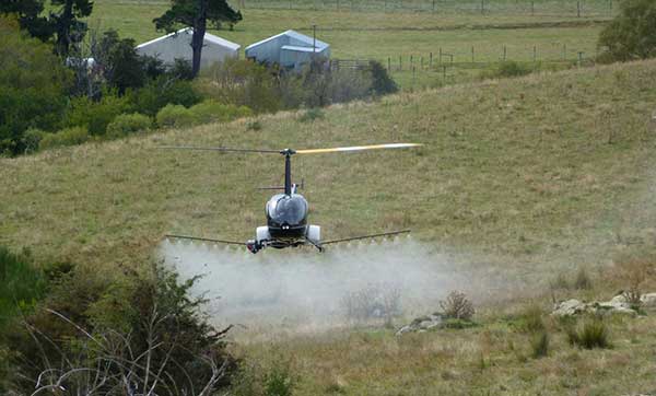 The R22-UV is a manned Robinson-22 helicopter converted by UAVOS to an unmanned aircraft. (Photo: UAVOS)