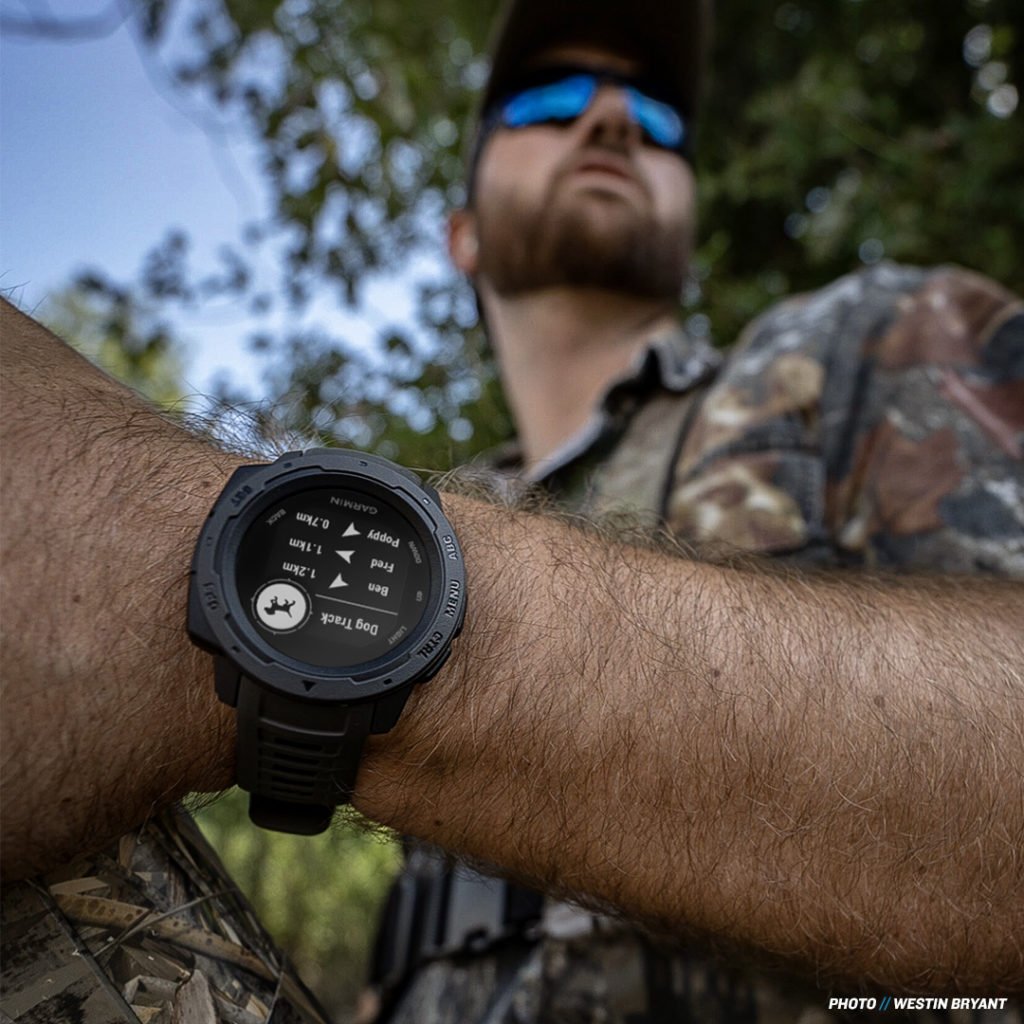 A hunter and his Garmin Instinct