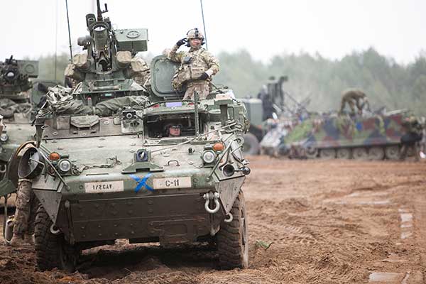 Army Stryker ground combat vehicle. (Photo: Karolis Kavolelis / Shutterstock.com)