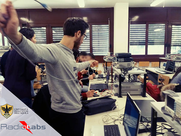 RadioLabs laboratory at the University of L'Aquila, part of Italy's EMERGE initiative developing autonomous and connected driving solutions. (Photo: RadioLabs)