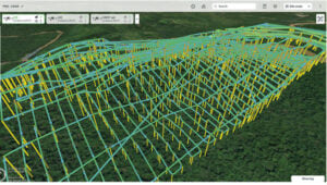 Planned routes for lidar scans in SPH Engineering’s UgCS flight planning software. (Photo: SPH Engineering)