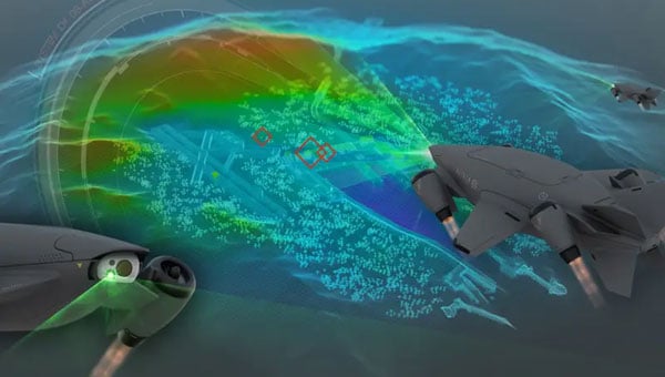Razor VTOL drone with vectoring jet-powered thrust. (Photo: Mayman)
